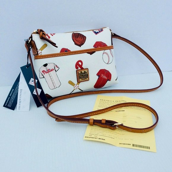 Dooney & Bourke Handbags - Dooney & Bourke Phillies Crossbody White NWT